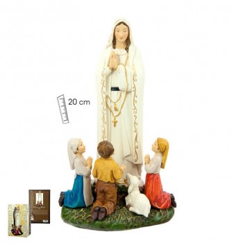 Virgen Fátima c/niños 20 cms