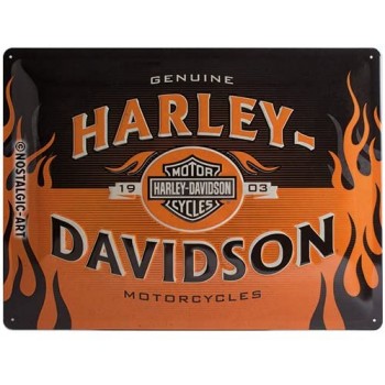 Harley Davidson Placa Metal...