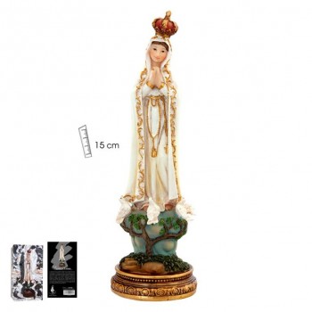 Virgen Fátima 15cms figura