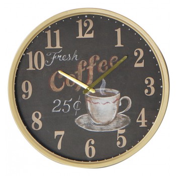 Reloj Hierro Café - 40cms