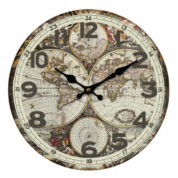 Reloj Mapa - 34 cms