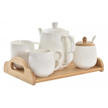 Cafe Set6 serv Porcelana -...